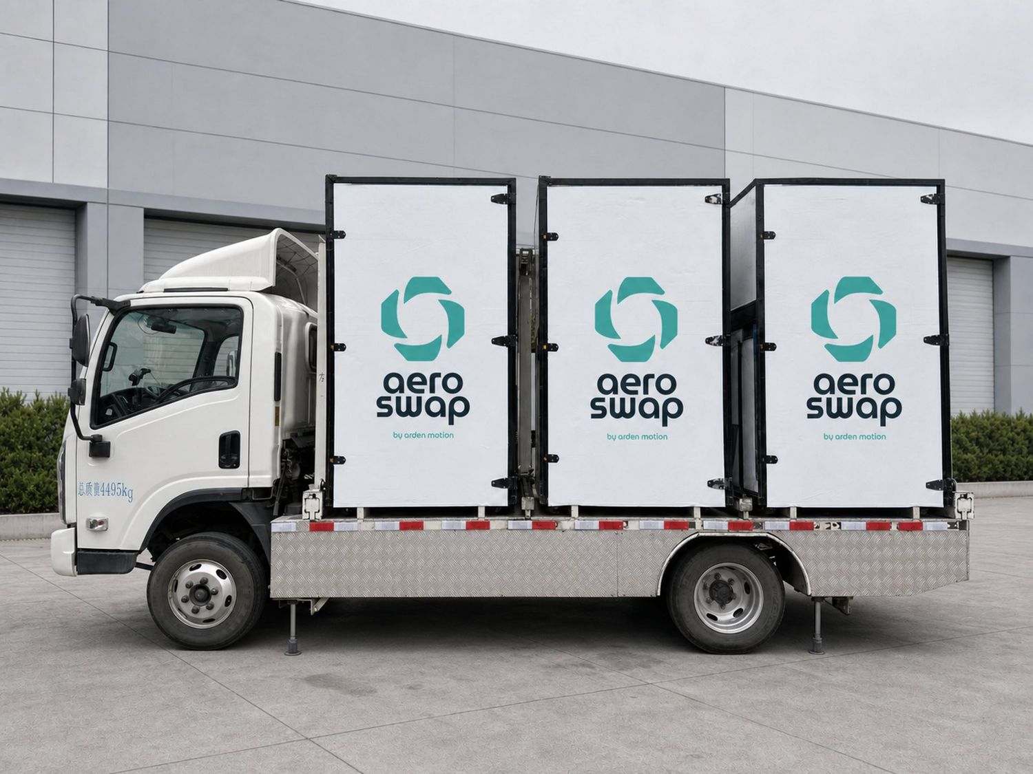 Aeroswap S6 side view with three white Aeroswap-branded modules visible